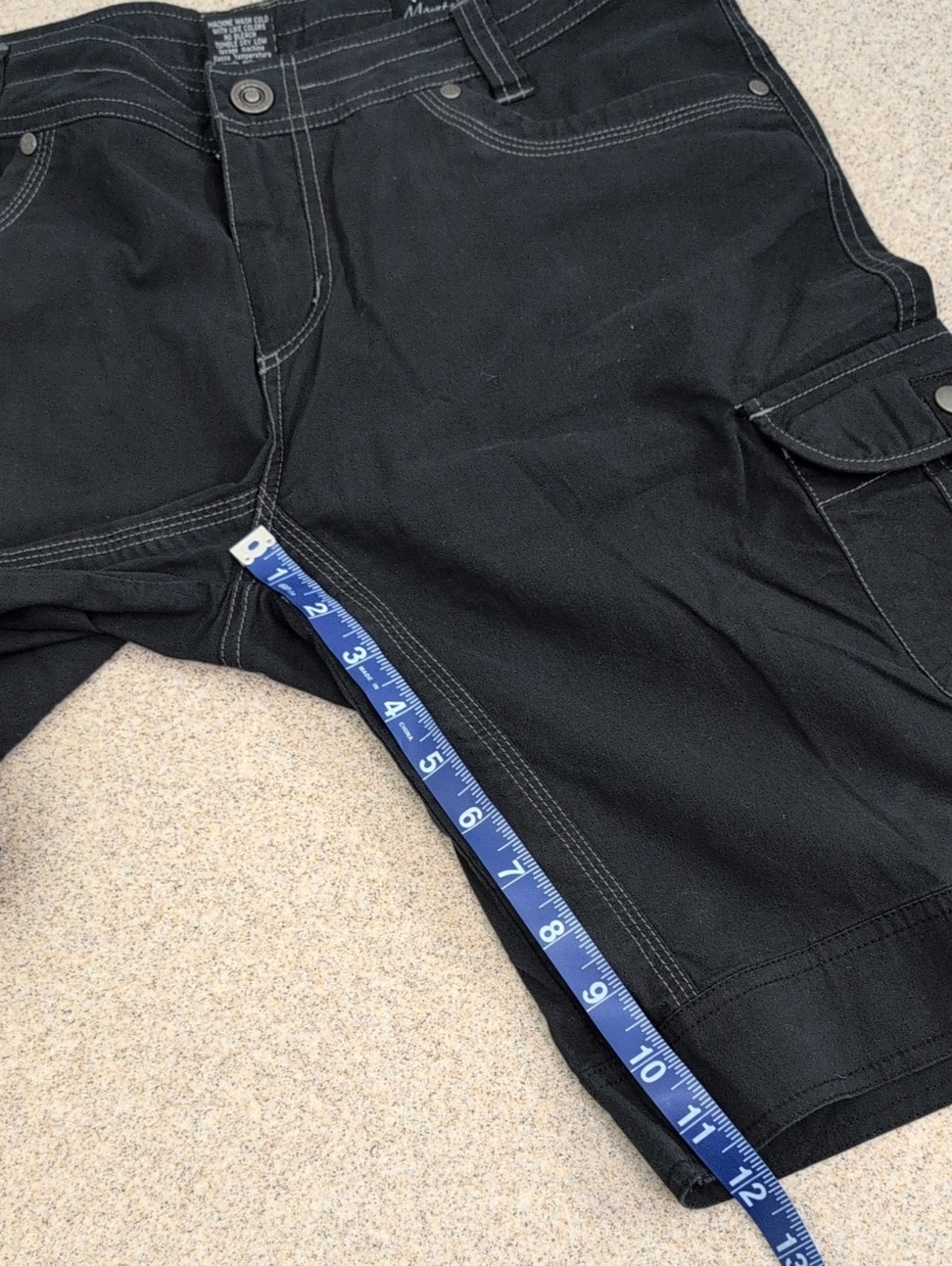 Kuhl Shorts, Cargo Hiking Mountain Culture, Vintage Patina Dye, Blue, Women's 10 - Picture 11 of 13